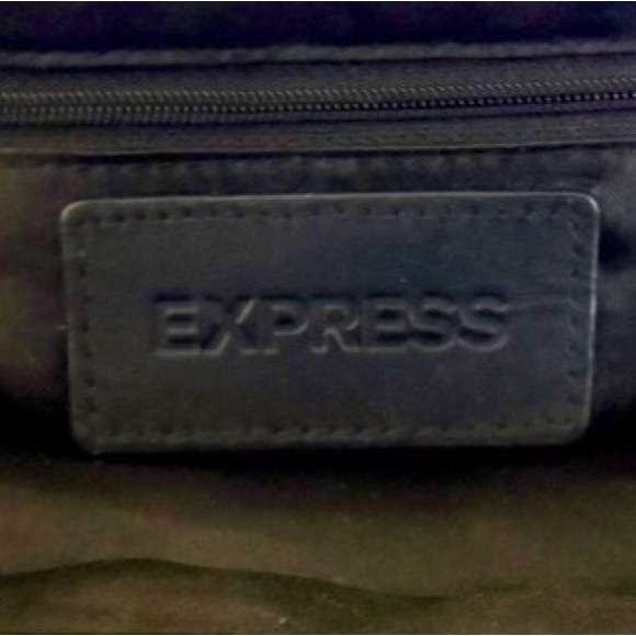Express Black Beaded Kiss Lock Clutch - Picture 2 of 3